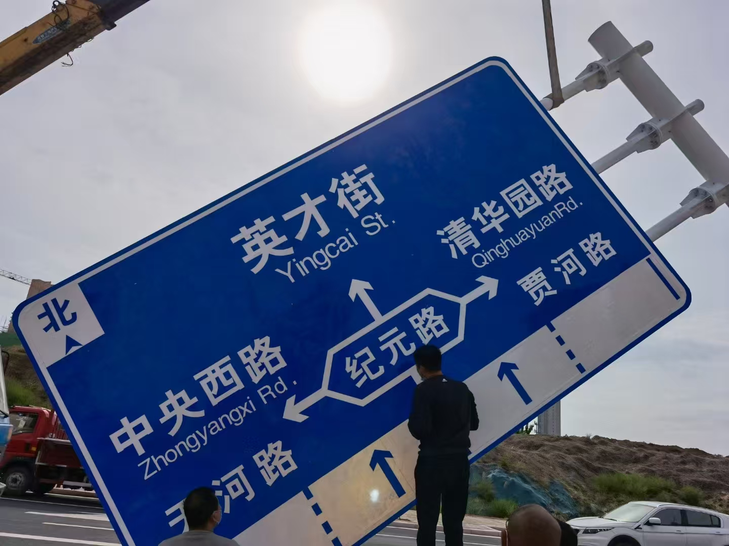 深圳市道路标志杆警示牌 - 价格